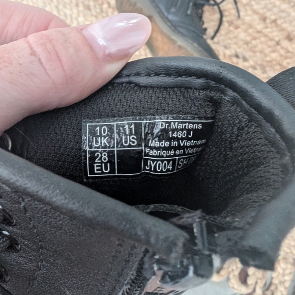 Dr Martens 1460 Boot Kids in Black Toddler US 11 - Picture 4 of 4